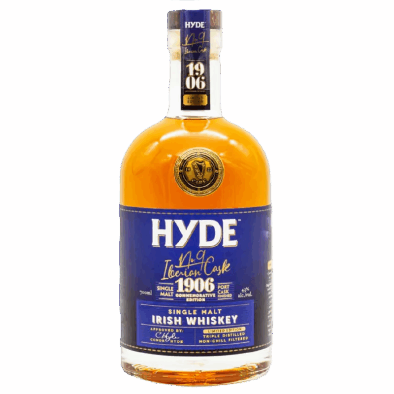 Hyde No. 9 Iberian Cask Single Malt Irish Whiskey – Tawny Port Cask Finish - Trade in Spirits
