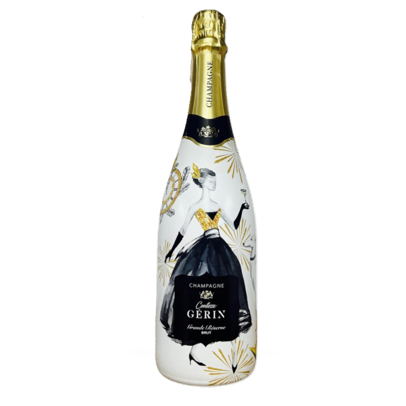 Discover Comtesse Gérin Grande Réserve Sleeve Design: Importer Trade in Spirits.
