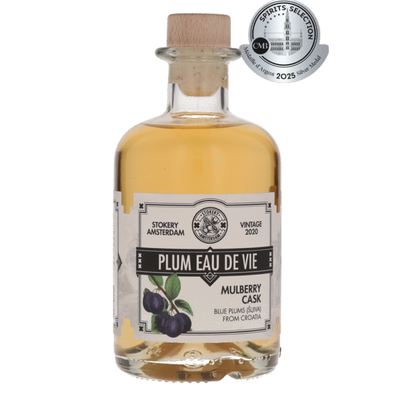Stokery Amsterdam Blue Plum Eau de Vie - Mulberry cask 2020 - Trade In Spirits