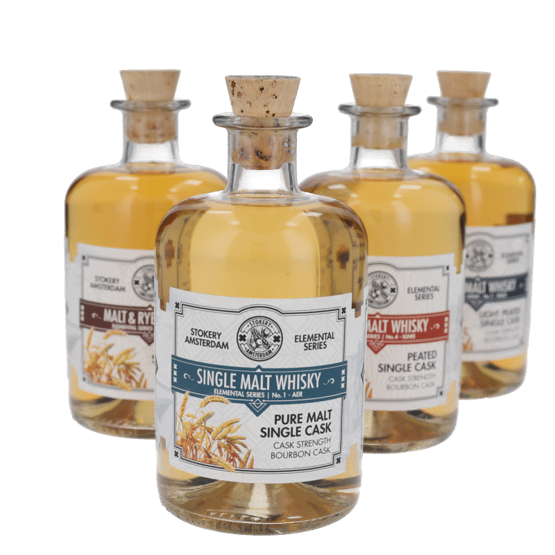 Set of 4 Stokery Amsterdam, Trade In Spirits