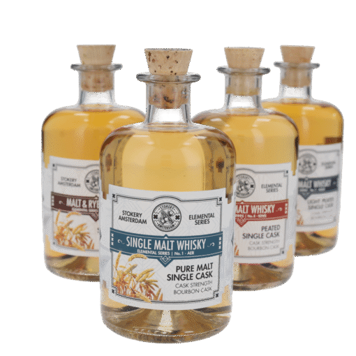 Set of 4 Stokery Amsterdam, Trade In Spirits